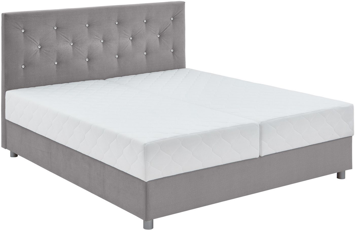 ATLANTIC home collection Boxbett CELIA im hochwertiger Samtoptik, mit Taschen-Federkernmatratze, Bettkasten und Strass-Steinen ATLANTIC home collection Boxbett CELIA im hochwertiger Samtoptik, mit Taschen-Federkernmatratze, Bettkasten und Strass-Steinen von ATLANTIC home collection
