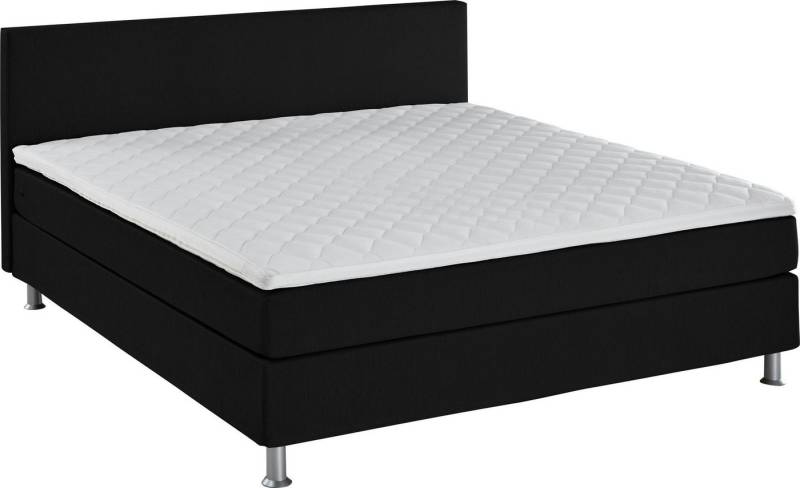 ATLANTIC home collection Boxbett Edison, inkl. Bonnellfederkern-Matratze und Topper von ATLANTIC home collection