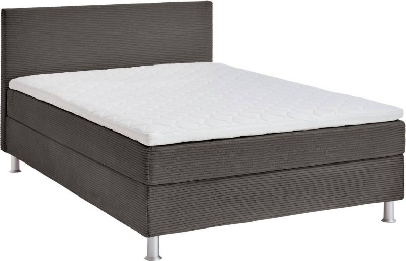 ATLANTIC home collection Boxbett Edison, inkl. Bonnellfederkern-Matratze und Topper von ATLANTIC home collection