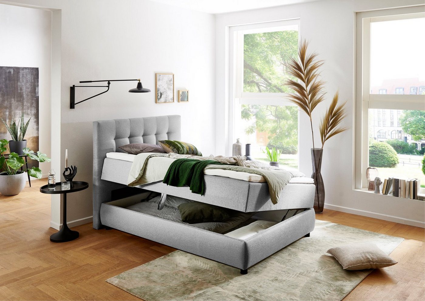 ATLANTIC home collection Boxbett LILO, inkl. Bettkasten und Topper von ATLANTIC home collection