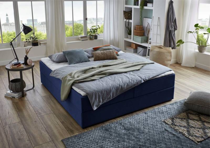 ATLANTIC home collection Boxbett Lucy, ohne Kopfteil, frei im Raum stellbar, mit Bettkasten von ATLANTIC home collection