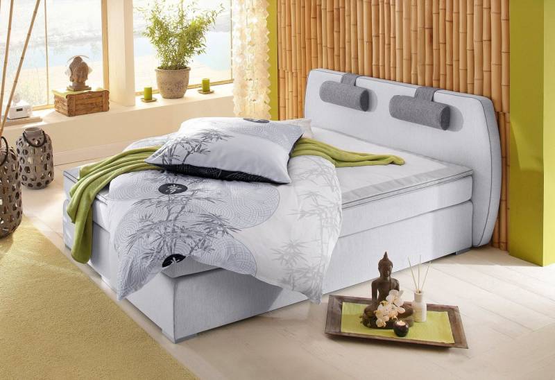 ATLANTIC home collection Boxspringbett Rex, mit Topper und verstellbaren Nackenkissen von ATLANTIC home collection