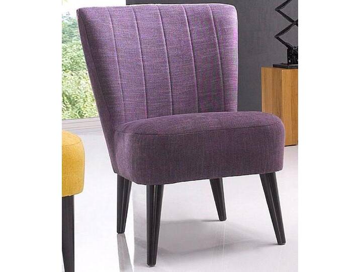 ATLANTIC home collection Cocktailsessel Jan, mit Wellenunterfederung, Massivholzfüße, lila, violett ATLANTIC home collection Cocktailsessel Jan, mit Wellenunterfederung, Massivholzfüße, lila, violett von ATLANTIC-home-collection
