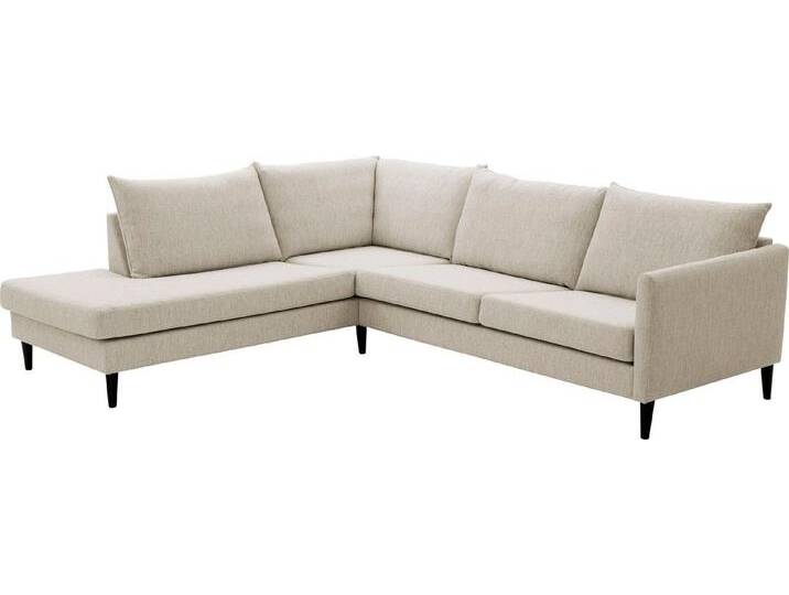 ATLANTIC home collection Ecksofa Rekvik L-Form, mit Wellenunterfederung, mit Massivholzfüßen von ATLANTIC-home-collection