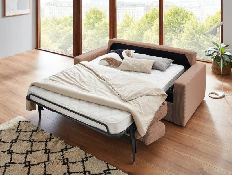 ATLANTIC home collection Schlafsofa Rolando, für Dauerschläfer geeignet inklusive hochwertiger Matratze von ATLANTIC home collection