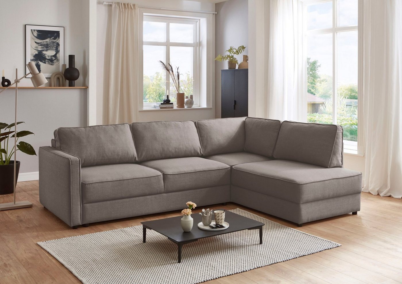 ATLANTIC home collection Schlafsofa Chill, Ecksofa mit Bettfunktion und Bettkasten von ATLANTIC home collection