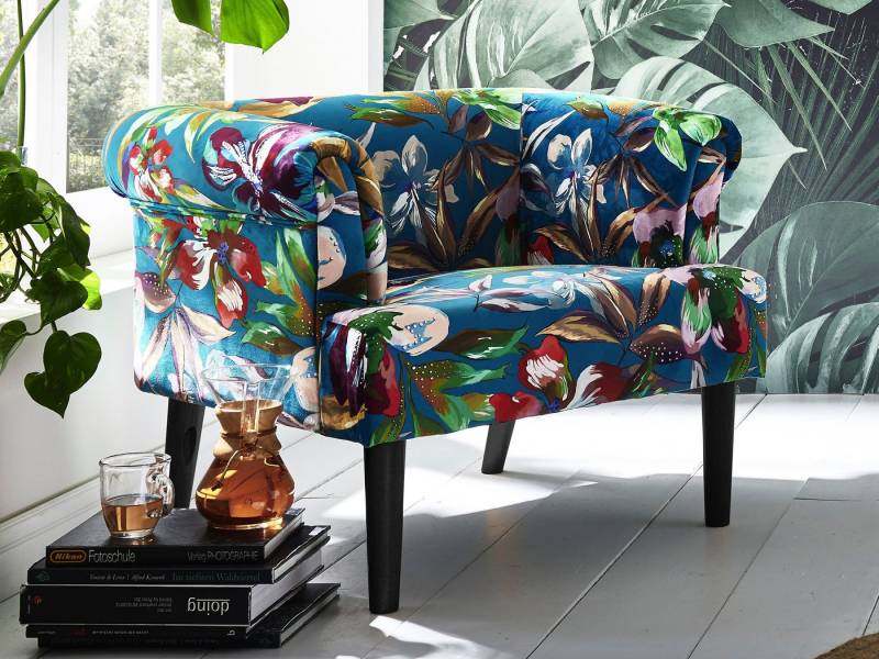 ATLANTIC home collection Sessel Charlie, Loungesessel mit Wellenunterfederung von ATLANTIC home collection