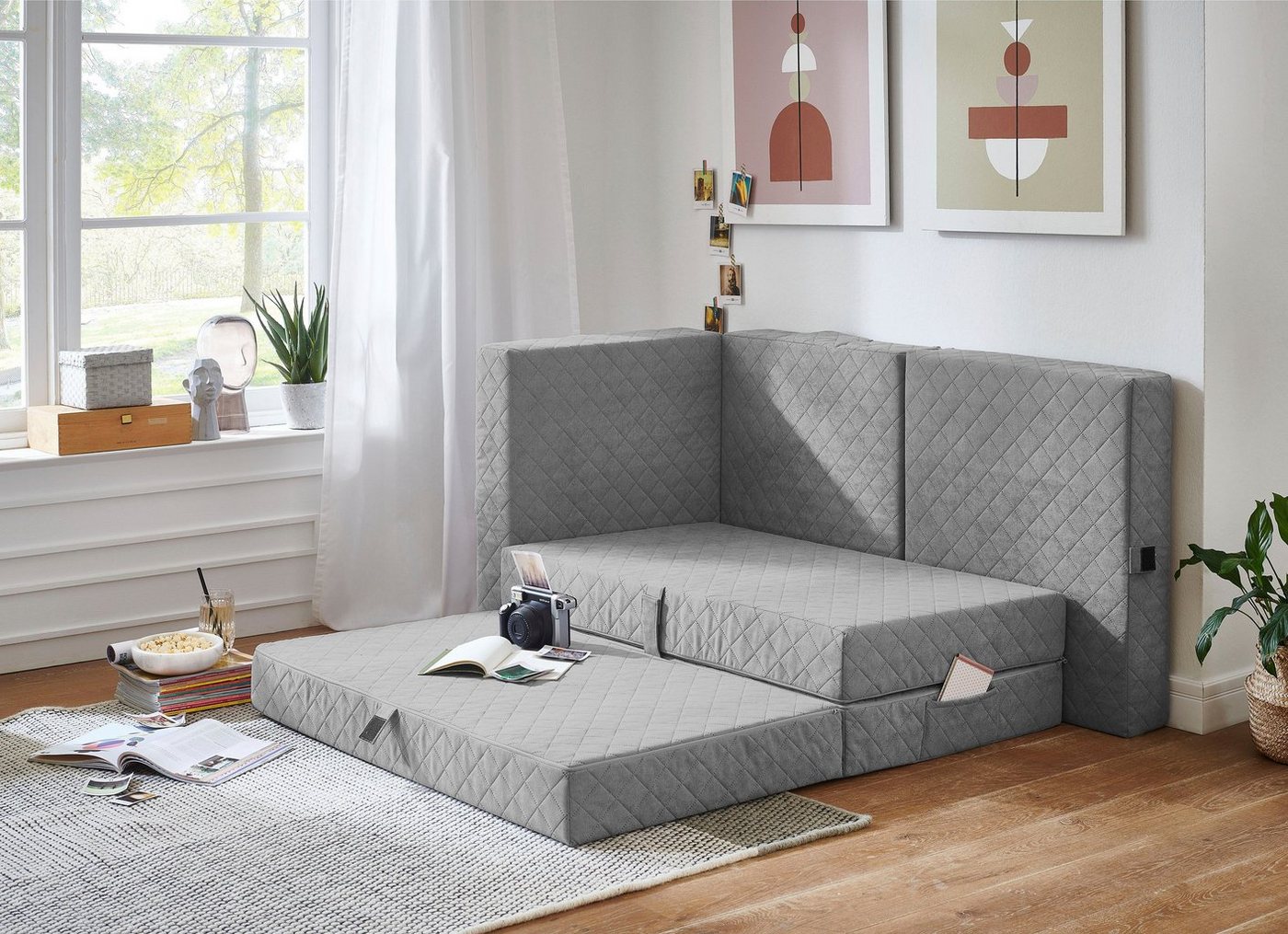 ATLANTIC home collection Sessel Lenny, Sessel als Faltmatratze mit Gästebettfunktion ATLANTIC home collection Sessel Lenny, Sessel als Faltmatratze mit Gästebettfunktion von ATLANTIC home collection