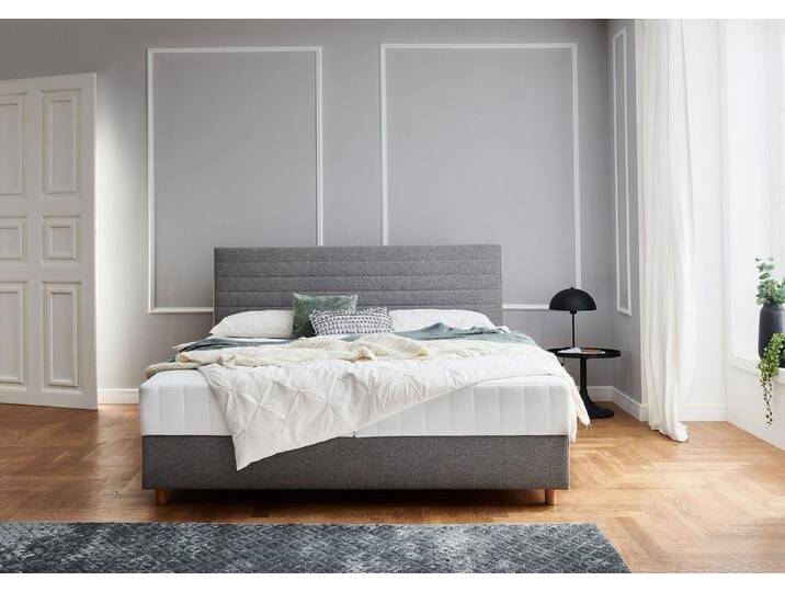 ATLANTIC home collection Stauraumbett Josie, mit Taschen-Federkernmatratze und Bettkasten, grau, grau ATLANTIC home collection Stauraumbett Josie, mit Taschen-Federkernmatratze und Bettkasten, grau, grau von ATLANTIC-home-collection