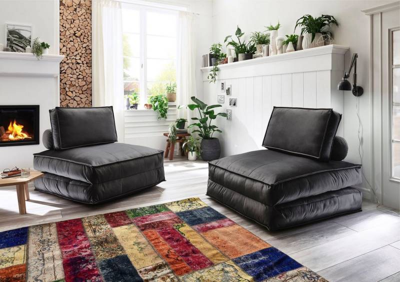 ATLANTIC home collection XXL-Sessel Miro, XXL-Sessel wandelbar zum Gästebett von ATLANTIC home collection