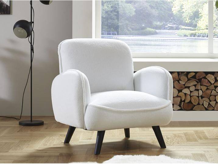 Sessel Ben , weiß, B:88cm H:84cm T:86cm, ATLANTIC HOME COLLECTION, Sessel, Polstersessel, mit Wellenunterfederung, Massivholzfüße, frei im Raum stellbar Sessel Ben , weiß, B:88cm H:84cm T:86cm, ATLANTIC HOME COLLECTION, Sessel, Polstersessel, mit Wellenunterfederung, Massivholzfüße, frei im Raum stellbar von ATLANTIC-home-collection