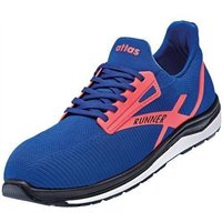 Sicherheitshalbschuh Runner 45 S1P esd src dguv Gr. 37 neonblau - Atlas von Atlas