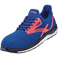 Atlas - Sicherheitsschuhe runner 45 esd S1P blau Neon Blue Arbeitsschuhe, Größe: 40 von Atlas