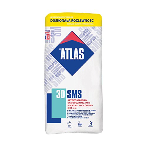 ATLAS SMS 30 - Schnellbindende, selbstnivellierende Ausgleichmasse (3-30 mm) 30 N/mm² von ATLAS SMS 30