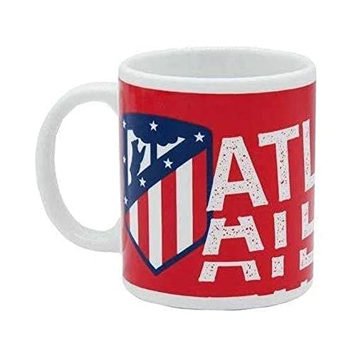 CYP BRANDS de Madrid Keramiktasse in Schachtel, offizielles de Madrid, Fassungsvermögen: 300 ml, Rot, CP-MG-36C-ATL, Farbig von Real Madrid