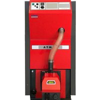 Atmos - Pelletkessel Kompakt PX10 inkl. Förderschnecke mit Pelletbrenner A25PX von ATMOS