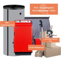 Pelletkessel Rundum Sorglos Paket P14 Heizung Warmwasser Solar Kessel Heizung - Atmos von ATMOS