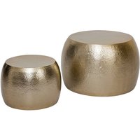 Atmosphera Créateur D'intérieur - 2er-Set Couchtisch Issam Metall vergoldet D70 50cm Atmosphera Créateur D'intérieur - 2er-Set Couchtisch Issam Metall vergoldet D70 50cm von ATMOSPHERA