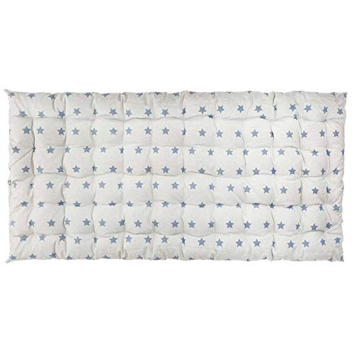 ATMOSPHERA CREATEUR D'INTERIEUR ATM-127338A Atmosphera – Matratze Bodenkissen aus Baumwolle, 60 x 120 cm, blau, cm von ATMOSPHERA CREATEUR D'INTERIEUR