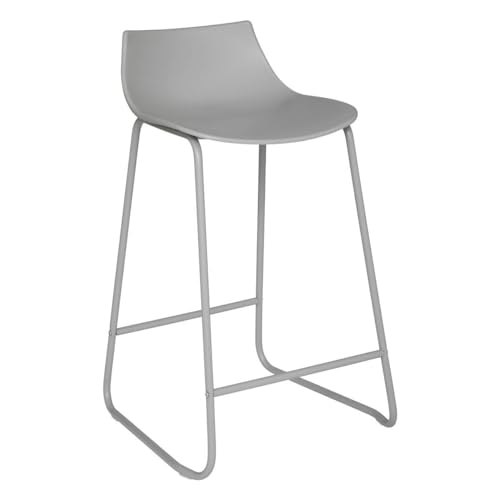Atmosphera - Barhocker Otac Metall - grau - Grau von ATMOSPHERA CREATEUR D'INTERIEUR