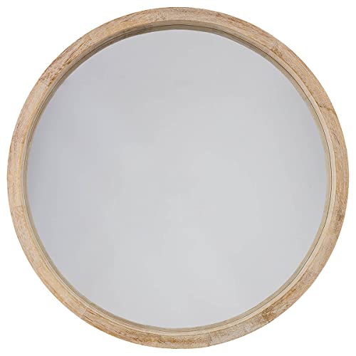ATMOSPHERA CREATEUR D'INTERIEUR Espejo Redondo Color Natural DIAM.50 cm, Multicolor, L. 52 x l. 5 x H. 52 cm von ATMOSPHERA CREATEUR D'INTERIEUR