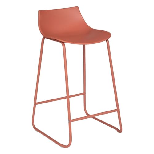 Atmosphera - Barhocker Otac Metall - terrakotta-rosa - Terrakotta rosa von ATMOSPHERA CREATEUR D'INTERIEUR