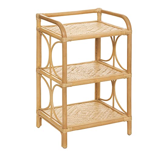 ATMOSPHERA CREATEUR D'INTERIEUR Rattan Nachttisch Moon 3-stöckig, Holz, 40x35x65 ATMOSPHERA CREATEUR D'INTERIEUR Rattan Nachttisch Moon 3-stöckig, Holz, 40x35x65 von ATMOSPHERA CREATEUR D'INTERIEUR