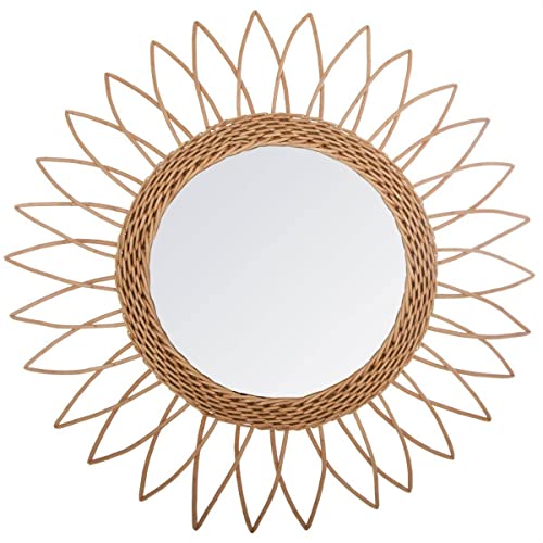 ATMOSPHERA CREATEUR D'INTERIEUR Specchio da Sole in Rattan D50 von ATMOSPHERA CREATEUR D'INTERIEUR