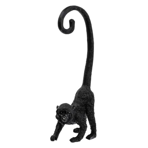 Atmosphera - Affenstatuette - schwarz - H41 cm - Schwarz von ATMOSPHERA CREATEUR D'INTERIEUR