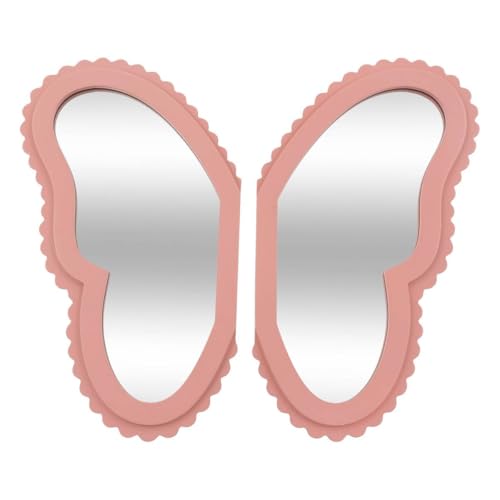 Atmosphera - 2 kinderspiegel Schmetterling Anna rosa 37x19cm von ATMOSPHERA CREATEUR D'INTERIEUR