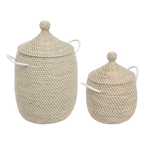 Atmosphera - 2er-set körbe "soleya" - Beige von ATMOSPHERA CREATEUR D'INTERIEUR