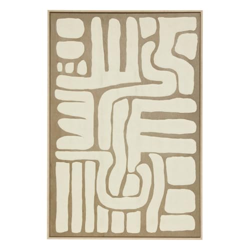 Atmosphera - 3D leinwand Marcella braun 60x90cm von ATMOSPHERA CREATEUR D'INTERIEUR