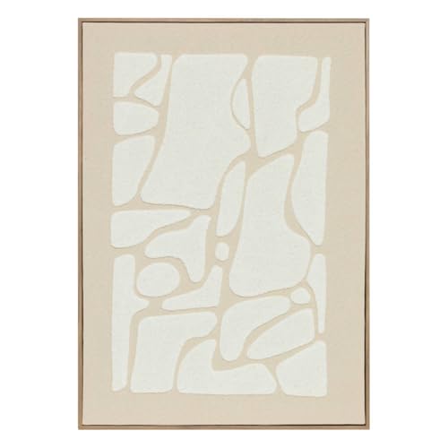 Atmosphera - 3D-leinwand Stoff beig Ziad 50x70 von ATMOSPHERA CREATEUR D'INTERIEUR
