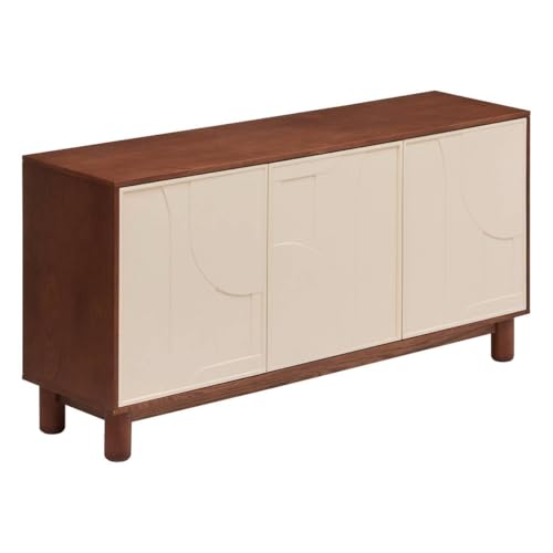 Atmosphera - Anrichte 3 türen 6 Regale jilani braun 150x40cm von ATMOSPHERA CREATEUR D'INTERIEUR