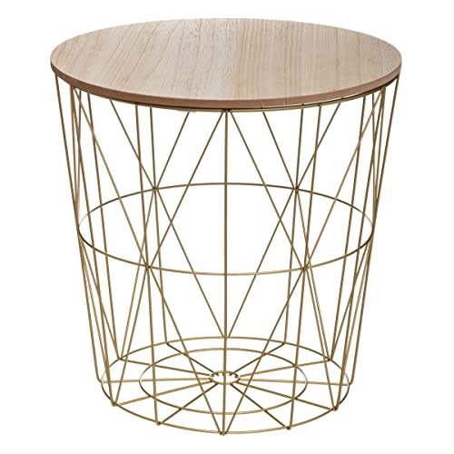 Atmosphera - Couchtisch Kumi Gold D 40 cm - Gold von ATMOSPHERA CREATEUR D'INTERIEUR