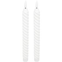 Atmosphera - 2er-Set Stabkerzen Twist aloe weiß 115g créateur d'intérieur Atmosphera - 2er-Set Stabkerzen Twist aloe weiß 115g créateur d'intérieur von ATMOSPHERA