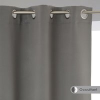 2er-Set Verdunkelungsvorhänge grau - 135x240 cm Atmosphera créateur d'intérieur von ATMOSPHERA