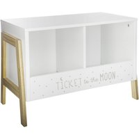 Aufbewahrungsschrank mit 2 Fächern für Kinderzimmer, Bücherregal für Kinder Aufbewahrungsschrank mit 2 Fächern für Kinderzimmer, Bücherregal für Kinder von ATMOSPHERA