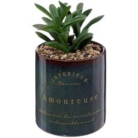 Atmosphera - Künstliche Pflanze Bota Keramiktopf - H10 cm créateur d'intérieur von ATMOSPHERA