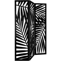 Atmosphera - Paravent Feuille - Holz - schwarz h 170 cm créateur d'intérieur von ATMOSPHERA