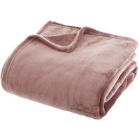Atmosphera - Plaid uni aus Flanell - rosa 180 × 230 cm créateur d'intérieur Atmosphera - Plaid uni aus Flanell - rosa 180 × 230 cm créateur d'intérieur von ATMOSPHERA