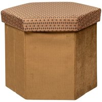 Atmosphera - Sechseckiger Truhenhocker Jiling Samt - 40x38 cm créateur d'intérieur Atmosphera - Sechseckiger Truhenhocker Jiling Samt - 40x38 cm créateur d'intérieur von ATMOSPHERA