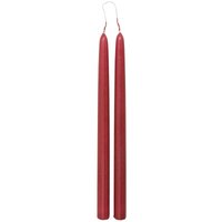 Set aus 2 Stabkerzen Hugo rot - 70g Atmosphera créateur d'intérieur von ATMOSPHERA
