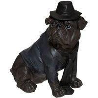 Atmosphera - Sitzender Hund Hut - schwarz h 45 cm créateur d'intérieur von ATMOSPHERA