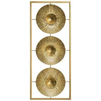 Atmosphera - Wanddekoration aus goldfarbenem Metall 25 × 61 cm créateur d'intérieur von ATMOSPHERA