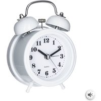 Atmosphera - Wecker Metall H12cm - Weiß Atmosphera - Wecker Metall H12cm - Weiß von ATMOSPHERA