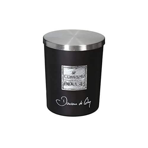Atmosphera - Duftkerze Loyd - Baumwollblüte 490 g - Schwarz von ATMOSPHERA CREATEUR D'INTERIEUR