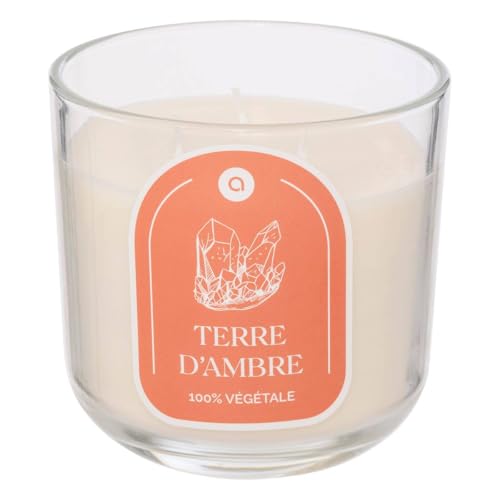 Atmosphera - Duftkerze floa Bernstein 610g von ATMOSPHERA CREATEUR D'INTERIEUR