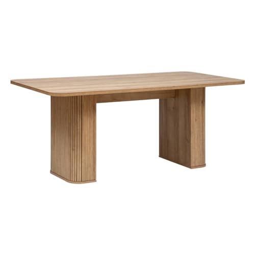 Atmosphera - Esstisch Colva Furnier mit Holzeffekt - L.180 cm - Braun von ATMOSPHERA CREATEUR D'INTERIEUR