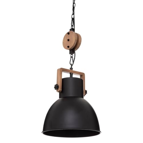 Atmosphera Hängeleuchte Silas – Schwarz – Metall D23 cm von ATMOSPHERA CREATEUR D'INTERIEUR